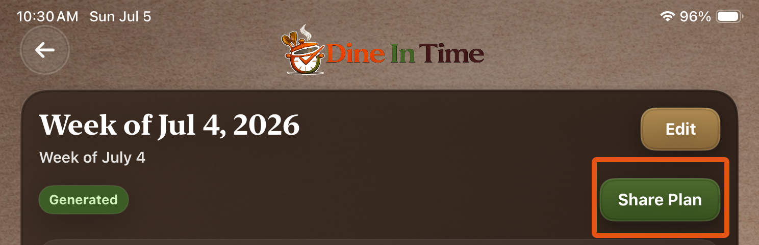 Saved Plan Share